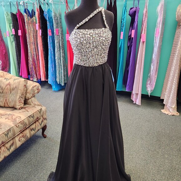 Alyce 2091 Black Size 10 Prom Dress/Formal Gown - Picture 1 of 8